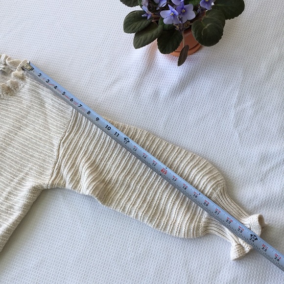 Madewell Fitted Frilly Lettuce Hem Sweater, Size S - Picture 13 of 16